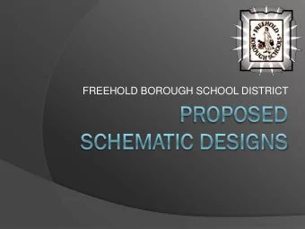 FREEHOLD BOROUGH SCHOOL DISTRICT  Introduction  The foundation of every state is the  education