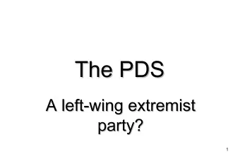 1  Is  2   Stems back from the 19th century   Not a very precise notion:   A tendency