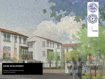 AZURE DEVELOPMENT  Parking Lot #3 Development Project  City of San Fernando  Recently completed