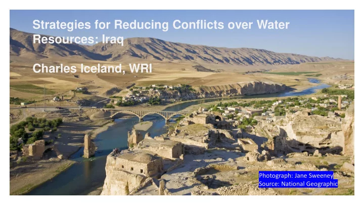 resources iraq