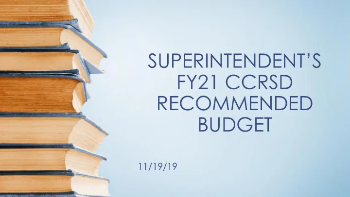 fy21 ccrsd