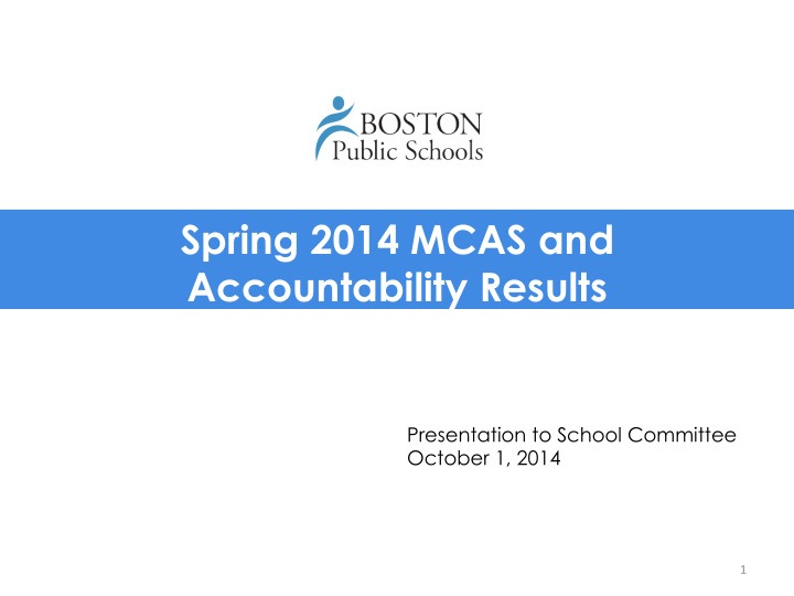 spring 2014 mcas and