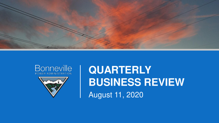 quarterly business review