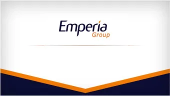 Disclaimer  This presentation does not constitute or form part of and should not be construed as an