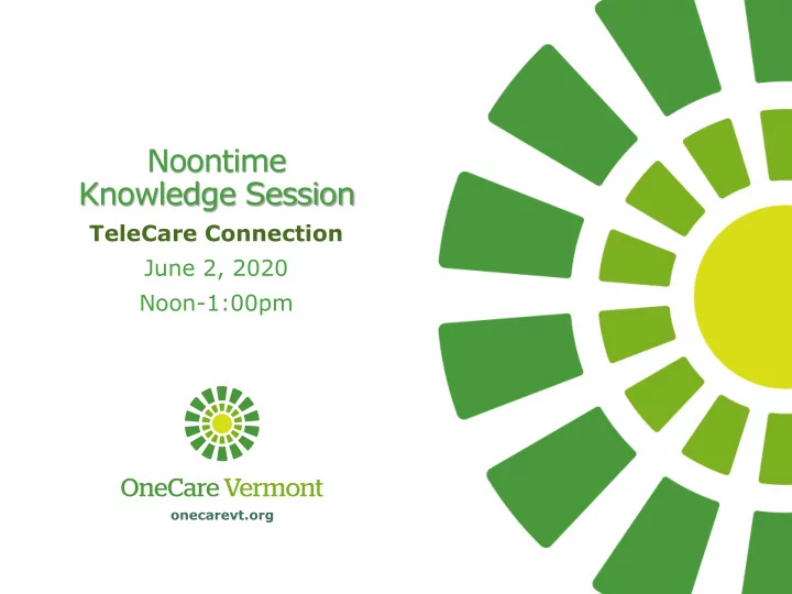 knowledge session