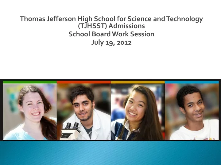 thomas jefferson high school for science and technology