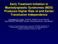 myelodysplastic syndromes mds