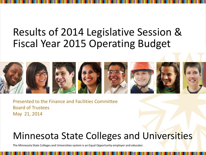 results of 2014 legislative session