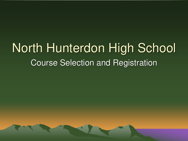 north hunterdon high school