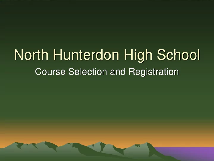 north hunterdon high school