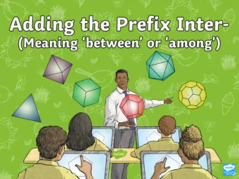 This week, we are going to look again at another prefix.  What is a prefix? Click on the right