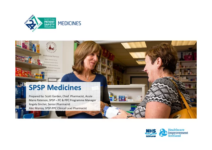 spsp medicines