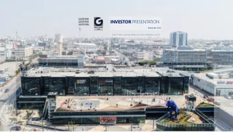 INVESTOR PRESENT  ATION September 2020  GREAT THINGS HAPPEN WHEN YOU OWN GREAT REAL ESTATE  1