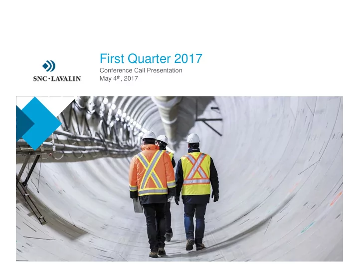 first quarter 2017