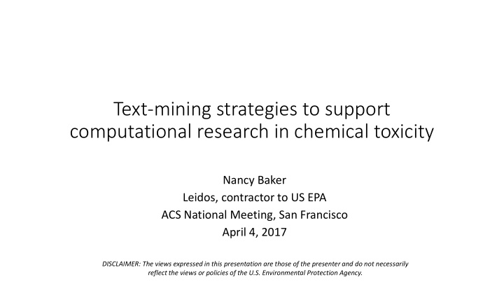 text mining strategies to support computational research