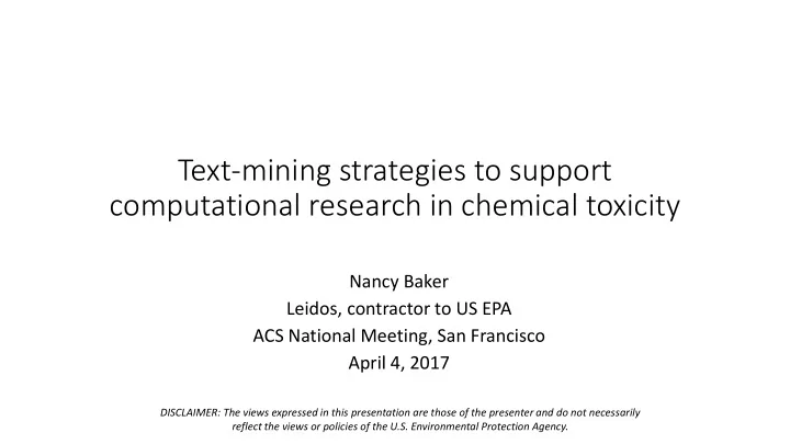 text mining strategies to support computational research