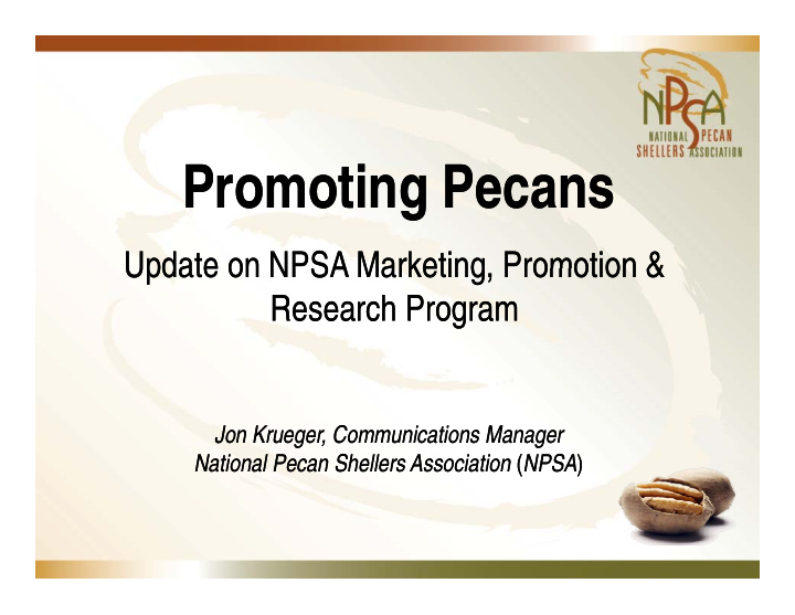promoting pecans promoting pecans promoting pecans