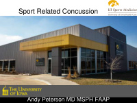 sport related concussion