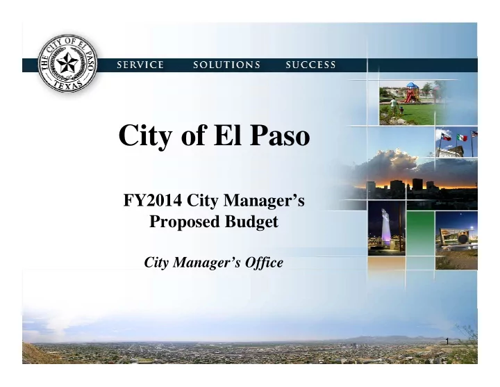 city of el paso