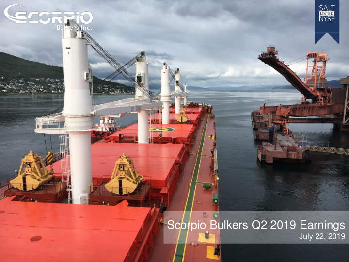 scorpio bulkers q2 2019 earnings