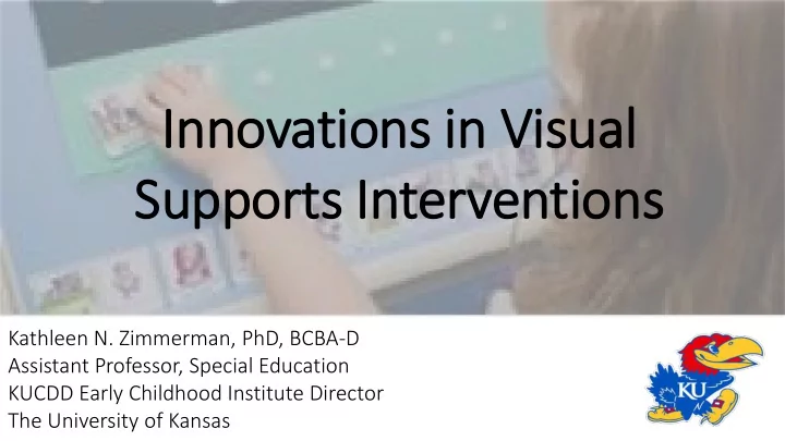 inno nnovation ons i in n visua ual supp uppor orts i