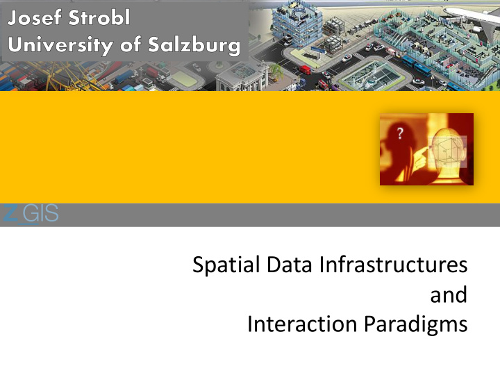 spatial data infrastructures