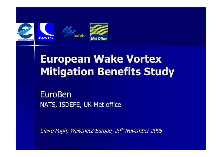 european wake vortex european wake vortex mitigation