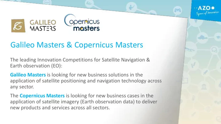 galileo masters copernicus masters