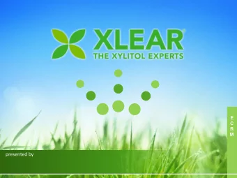 presented by  Company Overview  The Xlear Mission  We are committed to providing consumers with the