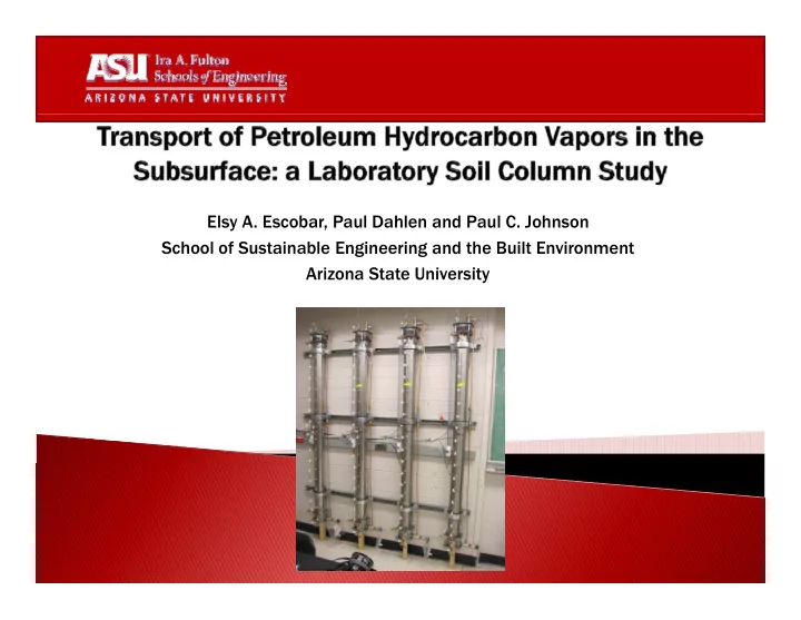 elsy a escobar paul dahlen and paul c johnson school of