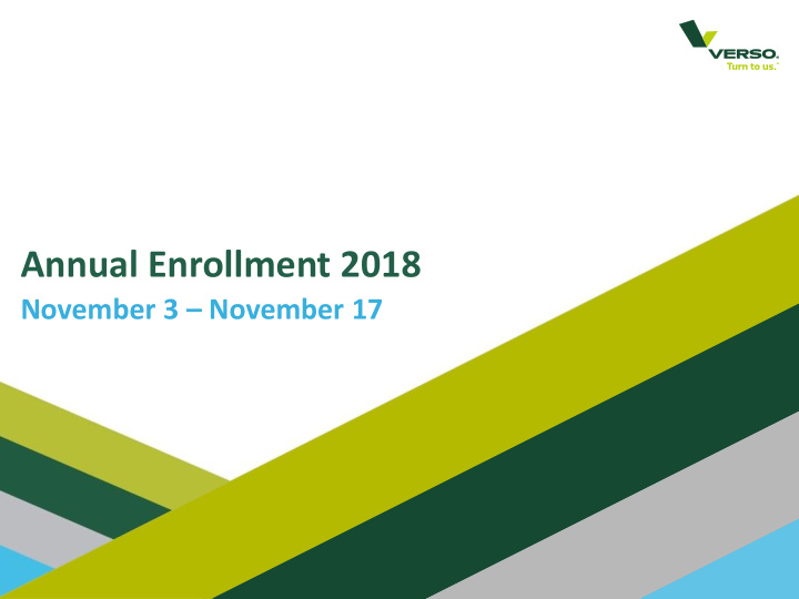 annual enrollment 2018