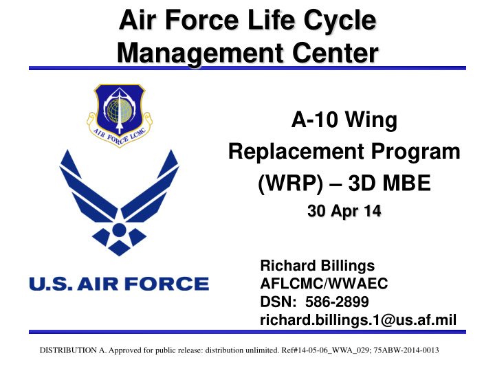 air force life cycle management center