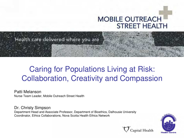 caring for populations living at risk collaboration