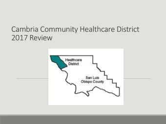 2017 Review  CCHD Volume Comparison  2015-2017 (6 mos.)  495  478  454  327  289  277  Total