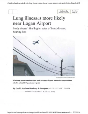 [ l I Subscrib  Members  1 j Sign In at 99 ce~ Lung illness c.! s more likely  near Logan Airport