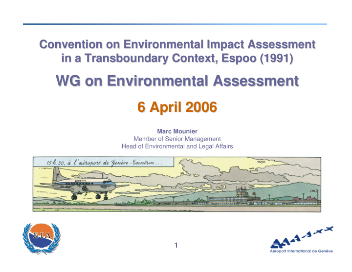 wg on environmental environmental assessment assessment