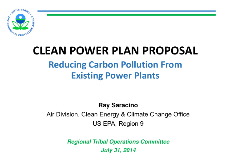 clean power plan proposal