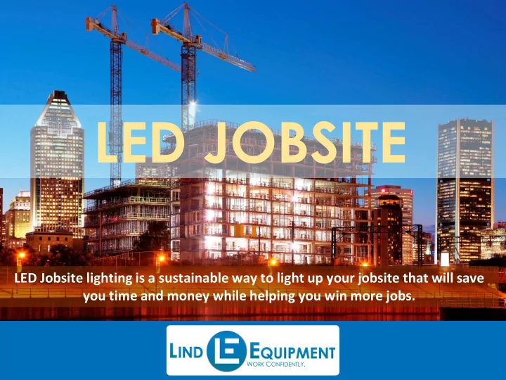 led jobsite