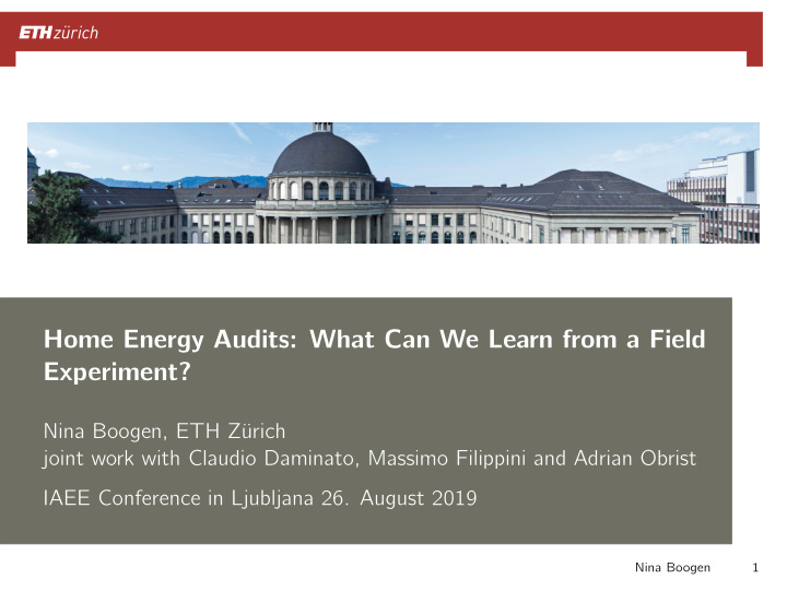 home energy audits what can we learn from a field