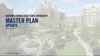 MASTER PLAN  UPDATE  SUBTITLE  JANUARY 15, 2016  1  perkinswill.com  1  MASTER PLAN PRESENTATION