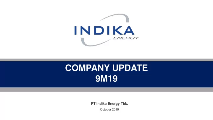 company update