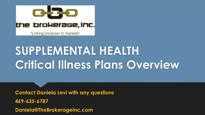 supplemental health
