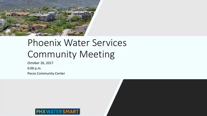 phoenix water services