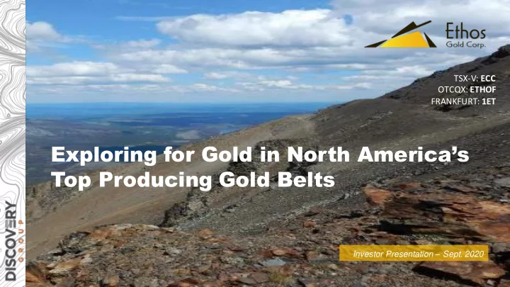 exploring for gold in north america s top producing gold