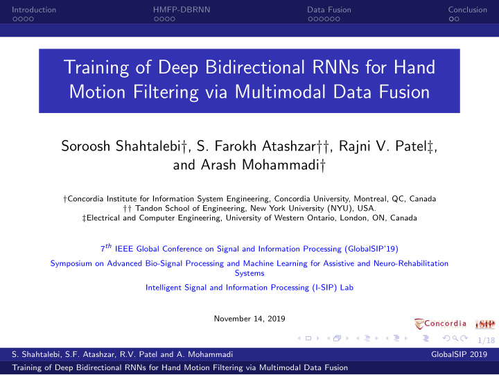 training of deep bidirectional rnns for hand motion