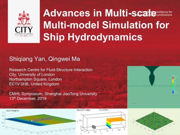 advances in multi scale multi model simulation for ship