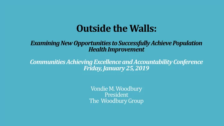 outside the walls