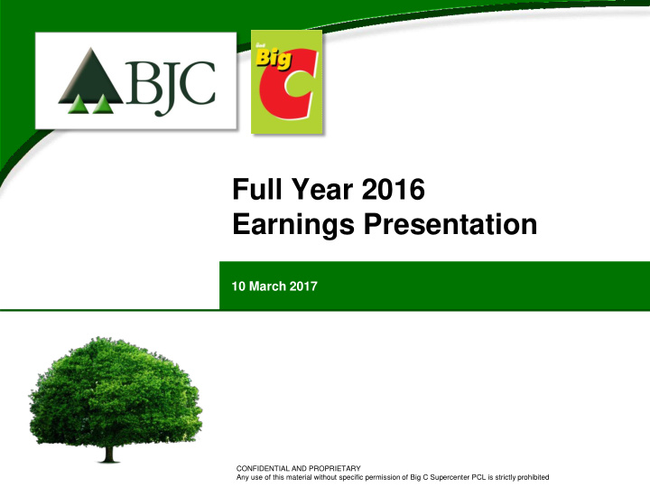 earnings presentation