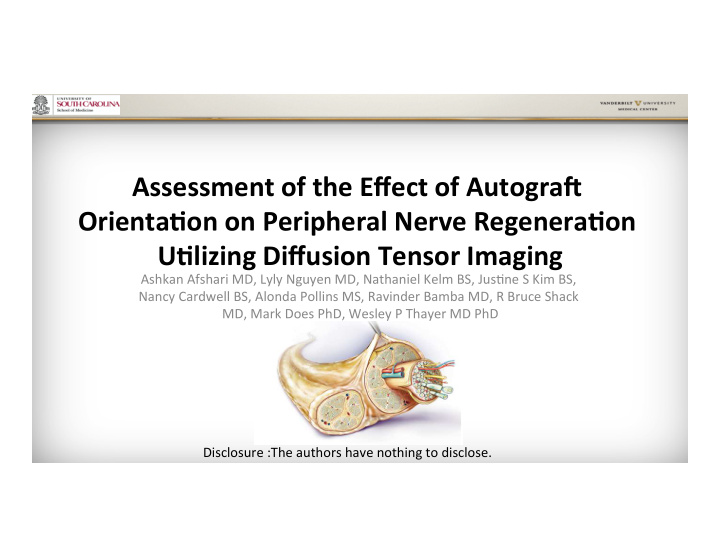 assessment of the effect of autogra2 orienta5on on