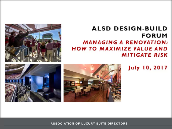 alsd design build forum